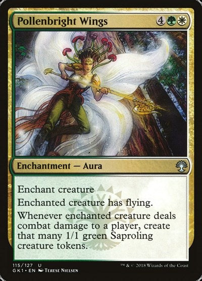 Pollenbright Wings (Guilds of Ravnica: Guild Kits) Light Play