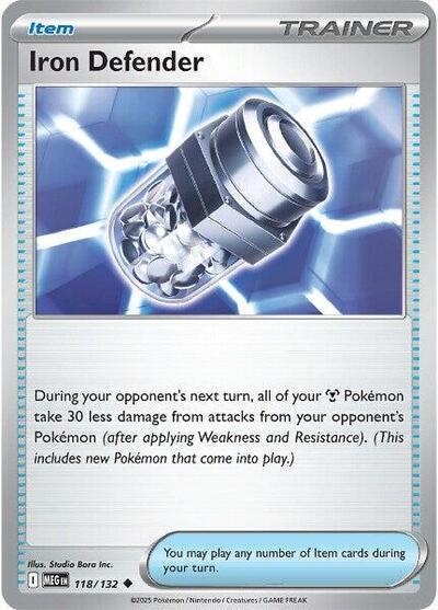 Iron Defender (ME01: Mega Evolution) Light Play Reverse Holofoil