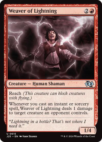 Weaver of Lightning (Foundations Jumpstart) Light Play