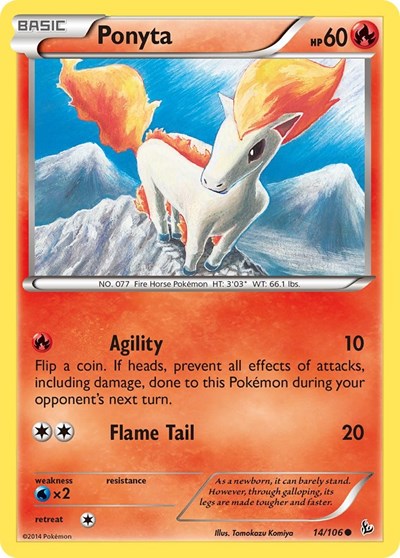 Ponyta (XY - Flashfire) Light Play