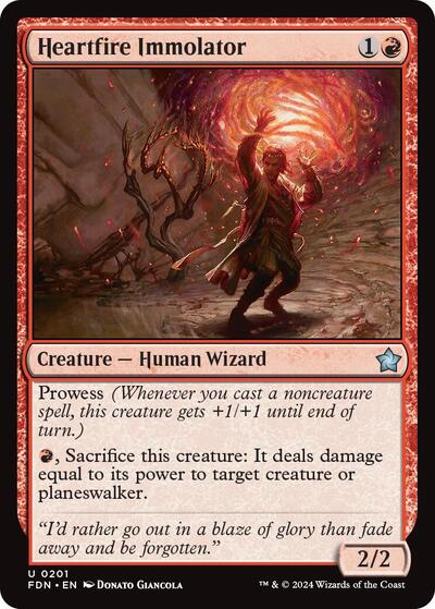 Heartfire Immolator (Foundations) Light Play