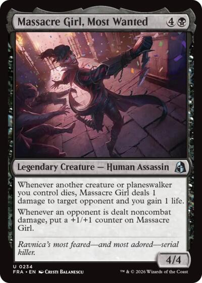 Massacre Girl, Most Wanted (Reality Fracture) Light Play