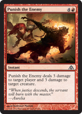 Punish the Enemy (Dragon's Maze) Light Play