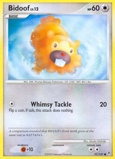 Bidoof (Supreme Victors) Light Play