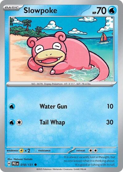 Slowpoke (SV: Prismatic Evolutions) Light Play