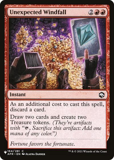 Unexpected Windfall (The List) Light Play