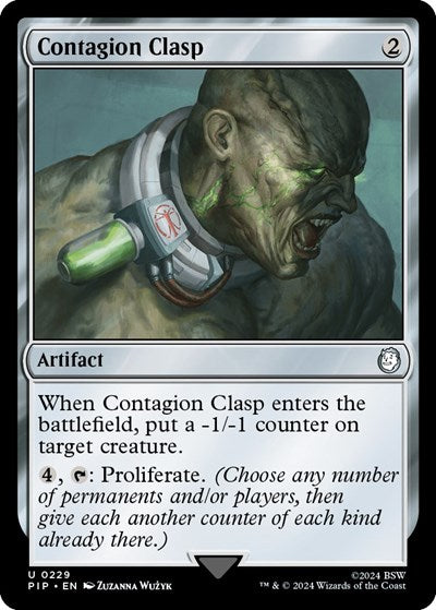 Contagion Clasp (Universes Beyond: Fallout) Light Play