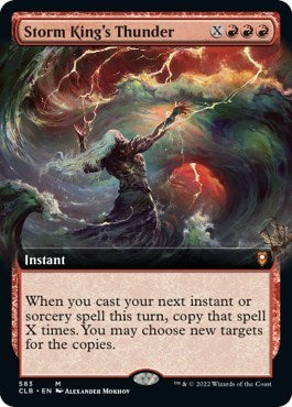 Storm King's Thunder (Extended Art) (Commander Legends: Battle for Baldur's Gate) Light Play Foil