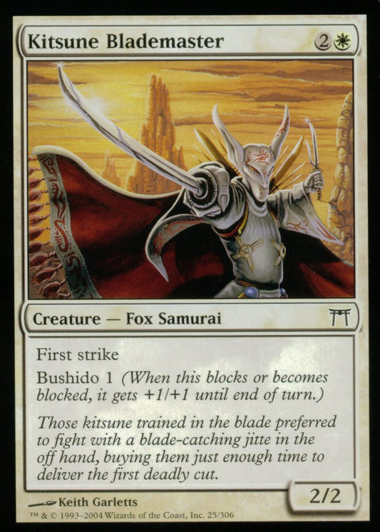 Kitsune Blademaster (Champions of Kamigawa) Light Play