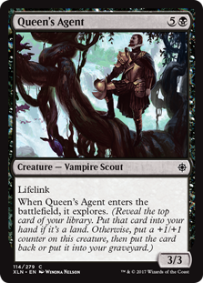 Queen's Agent (Ixalan) Light Play