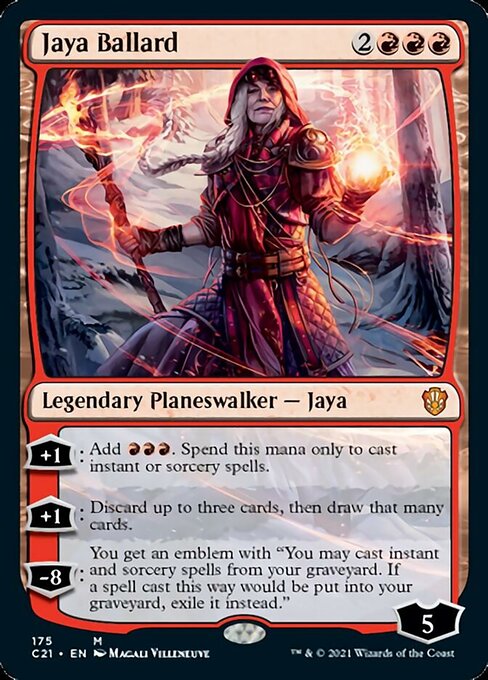 Jaya Ballard (Commander 2021 Strixhaven) Light Play