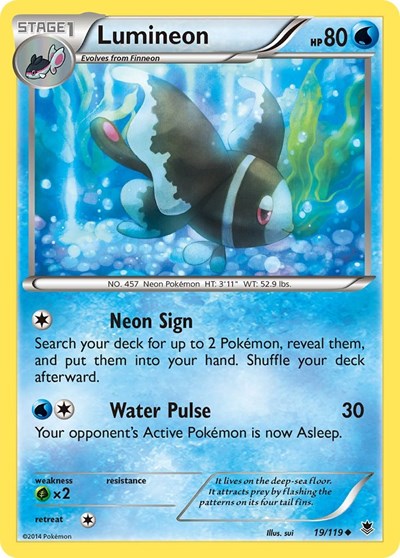 Lumineon (XY - Phantom Forces) Medium Play