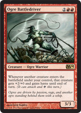 Ogre Battledriver (Magic 2014 Core Set) Damaged / Poor