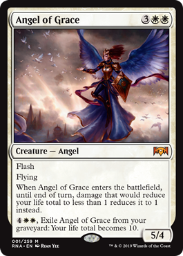 Angel of Grace (Ravnica Allegiance) Light Play