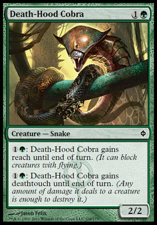 Death-Hood Cobra (New Phyrexia) Light Play