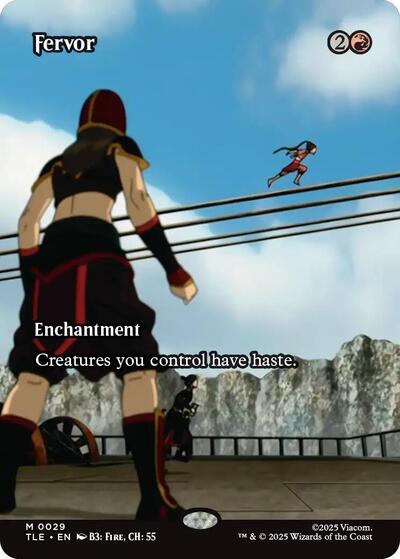 Fervor (Borderless) (Avatar: The Last Airbender: Eternal-Legal) Light Play
