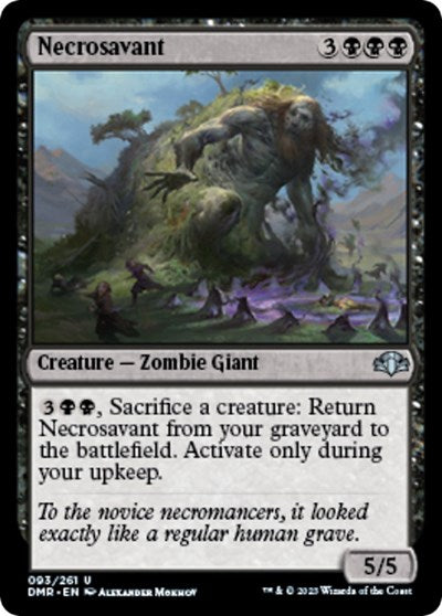 Necrosavant (Dominaria Remastered) Light Play