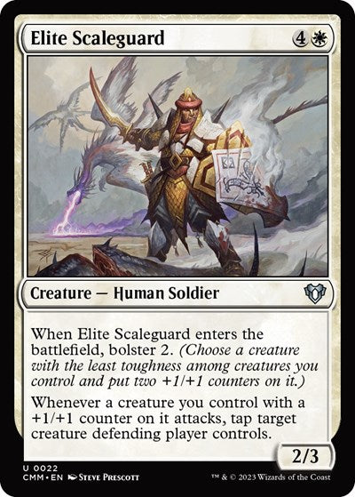 Elite Scaleguard (Commander Masters) Light Play