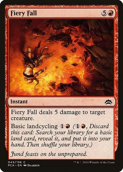 Fiery Fall (Planechase Anthology) Light Play