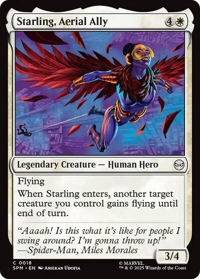 Starling, Aerial Ally (Marvel's Spider-Man) Light Play Foil