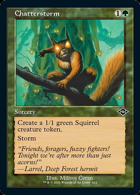 Chatterstorm (Retro Frame) (Modern Horizons 2) Light Play