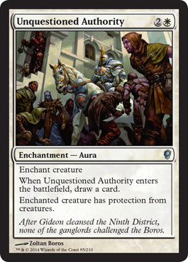 Unquestioned Authority (Conspiracy) Light Play