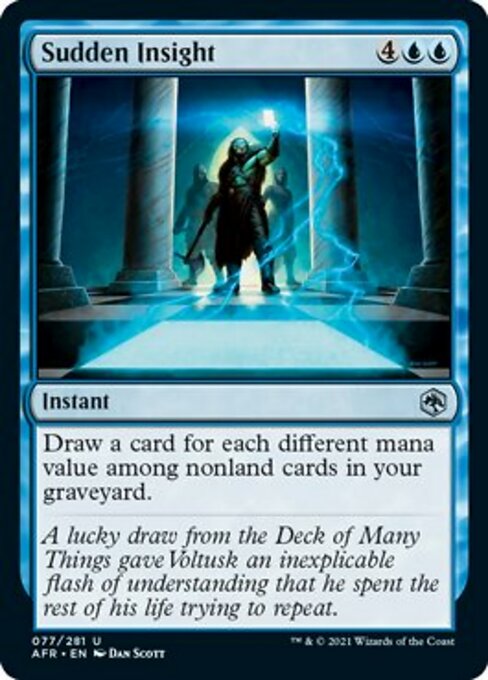 Sudden Insight (Adventures in the Forgotten Realms) Light Play Foil