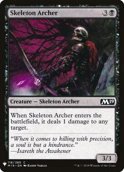 Skeleton Archer (Mystery Booster) Light Play