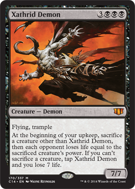 Xathrid Demon (Commander 2014 Edition) Light Play