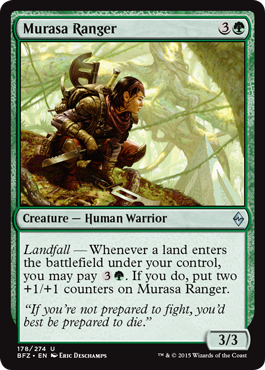 Murasa Ranger (Battle for Zendikar) Light Play