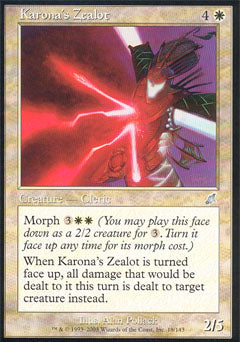 Karona's Zealot (Scourge) Light Play