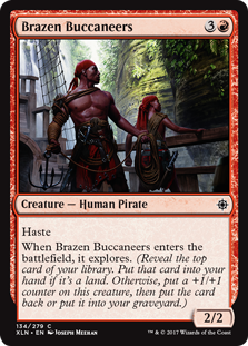 Brazen Buccaneers (Ixalan) Light Play