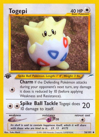 Togepi (Neo Destiny) Damaged / Poor 1st Edition
