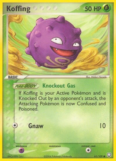 Koffing (Team Rocket Returns) Light Play
