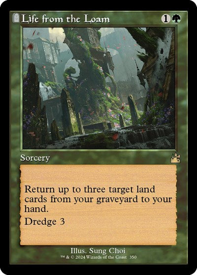 Life from the Loam (Retro Frame) (Ravnica Remastered) Light Play Foil