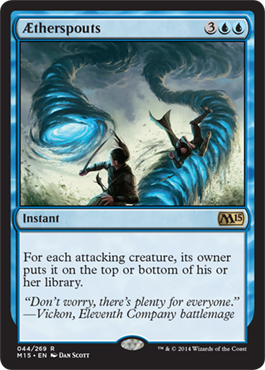Aetherspouts (Magic 2015 Core Set) Medium Play