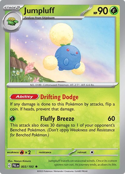 Jumpluff (SV02: Paldea Evolved) Light Play Holofoil