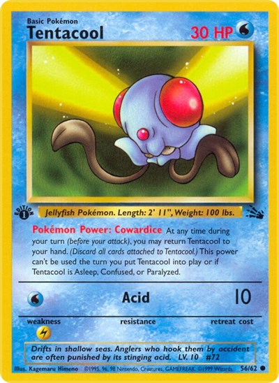 Tentacool (Fossil) Medium Play Unlimited