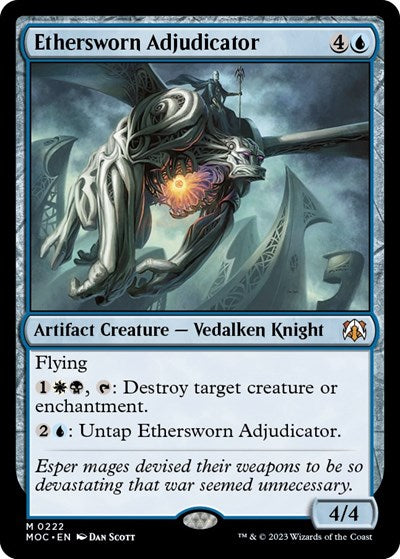 Ethersworn Adjudicator (Commander: March of the Machine) Light Play