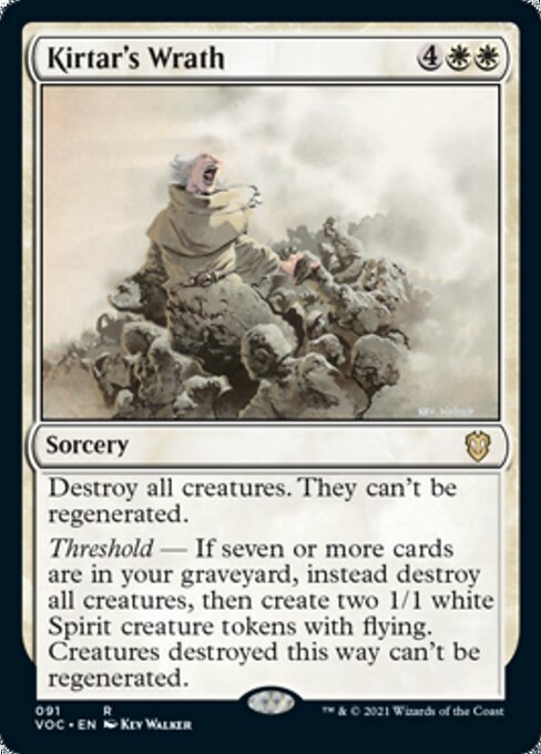 Kirtar's Wrath (Commander 2021 Crimson Vow) Light Play
