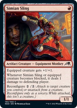 Simian Sling (Kamigawa: Neon Dynasty) Light Play