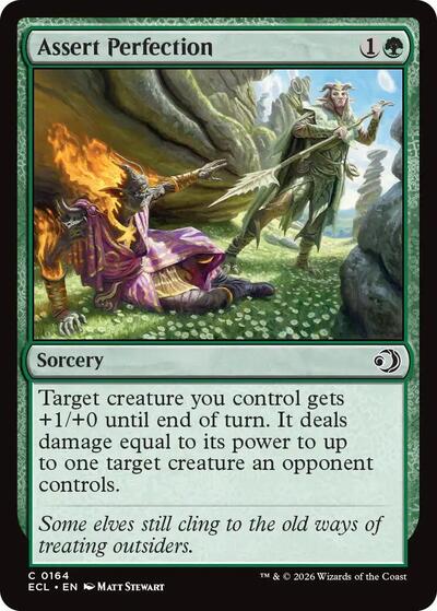 Assert Perfection (Lorwyn Eclipsed) Light Play Foil