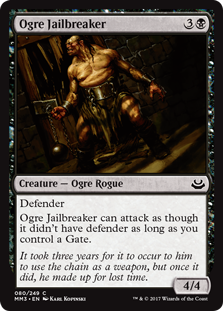 Ogre Jailbreaker (Modern Masters 2017) Light Play Foil