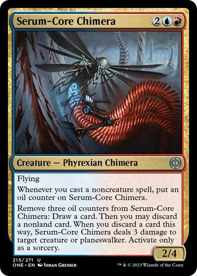 Serum-Core Chimera (Phyrexia: All Will Be One) Damaged / Poor
