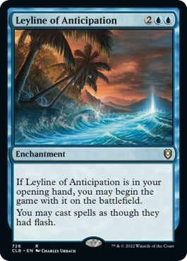 Leyline of Anticipation (Commander Legends: Battle for Baldur's Gate) Light Play