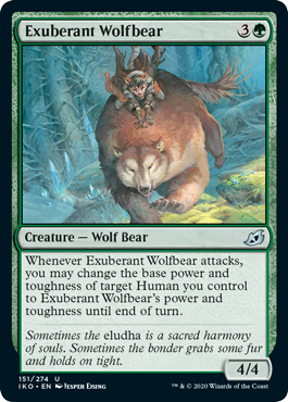 Exuberant Wolfbear (Ikoria: Lair of Behemoths) Light Play