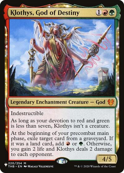 Klothys, God of Destiny (The List) Light Play