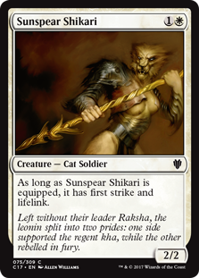 Sunspear Shikari (Commander 2017) Light Play