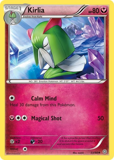 Kirlia (XY - Ancient Origins) Damaged / Poor Reverse Holofoil