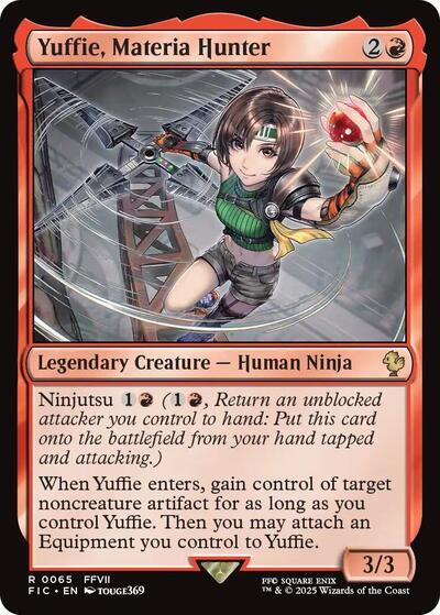Yuffie, Materia Hunter (Commander: FINAL FANTASY) Light Play